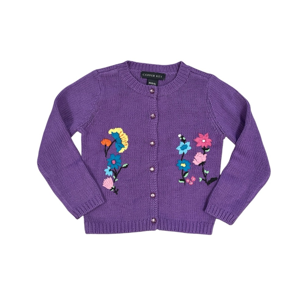 Copper Key Purple Cardigan